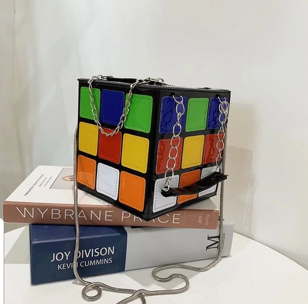 Rubik cube purse