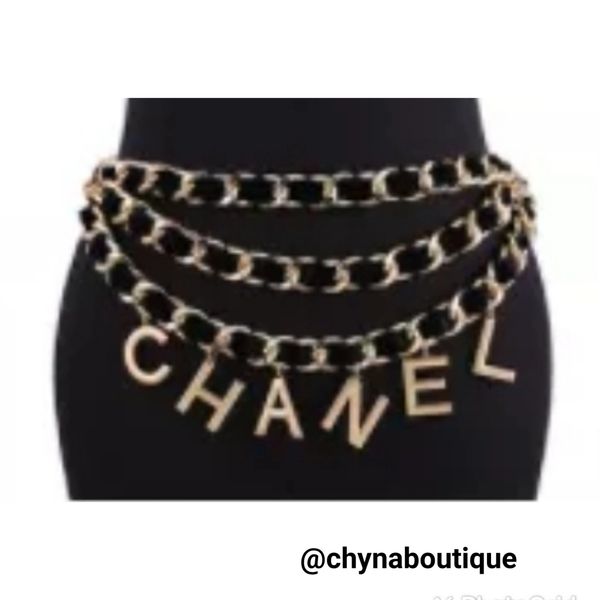 Custom made Inspired Chanel waist Belt