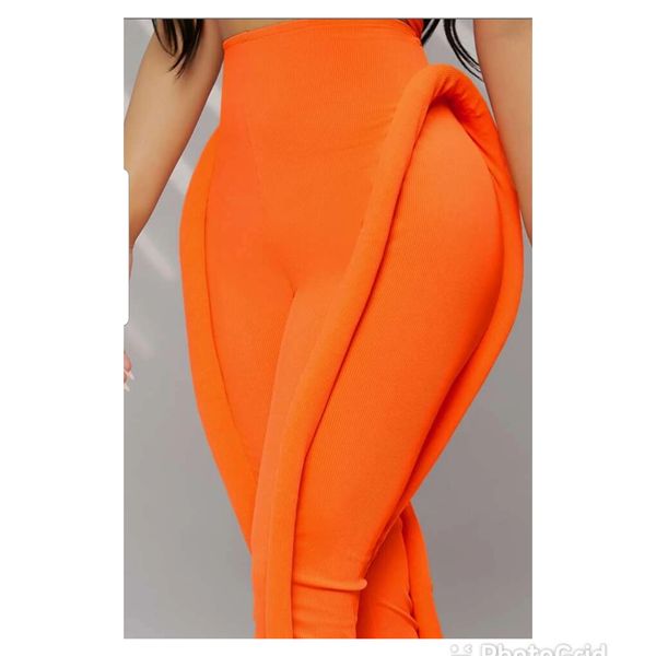 Orange Supreme leggings