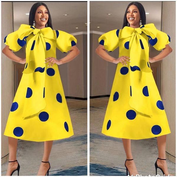 Yasmine polka dot dress