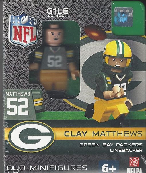 Green Bay Packers NFL Clay Matthews OYO Mini Figure 