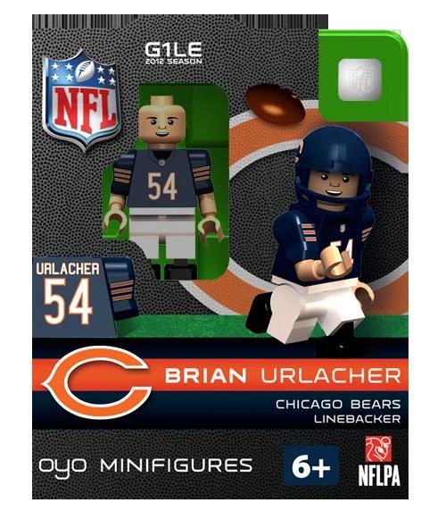 OYO Football NFL Building Brick Minifigure Brian Urlacher [Chicago Bears]