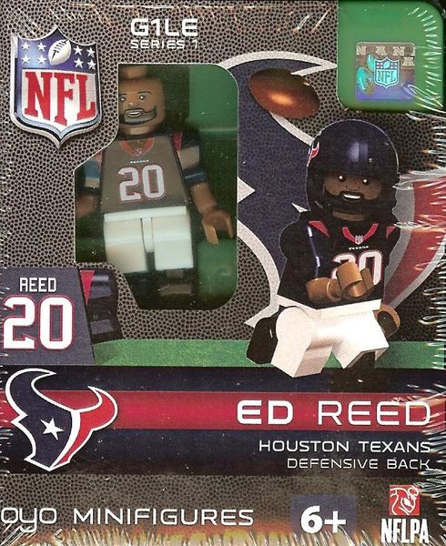 Equipment NFL Houston Texans OYO Sports NFL Ed Reed Minifigure