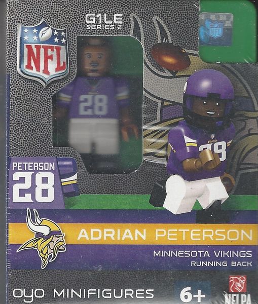 Adrian Peterson OYO Mini Figure Minnesota Vikings G1LE Series 2