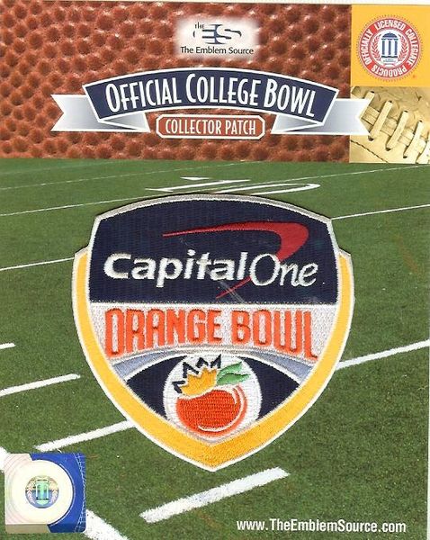 National Emblem 2015 NCAA Orange Bowl Patch PATCHCOB15, Blue