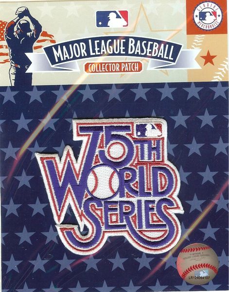 1978 '75th' MLB World Series Logo Jersey Patch Los Angeles Dodgers vs. New York Yankees by Patch Collection