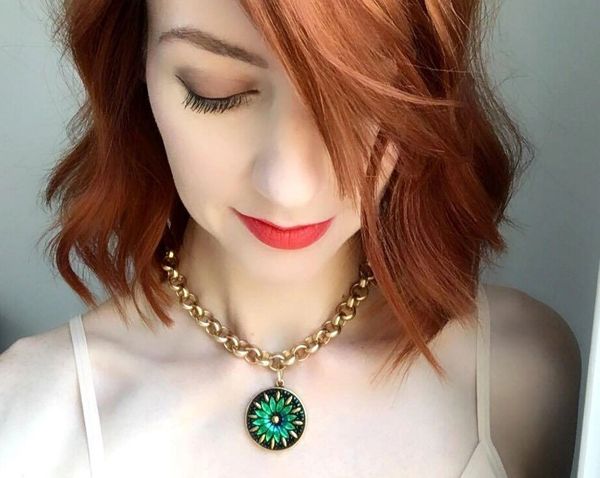 Emerald - Czech Glass Necklace