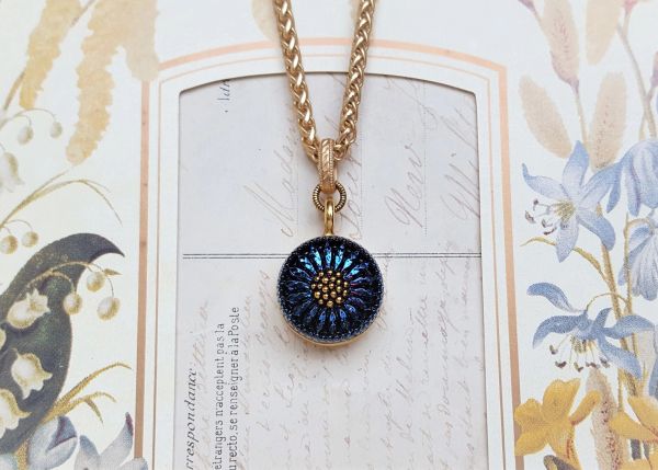 TRUE BLUE - Czech Glass Necklace