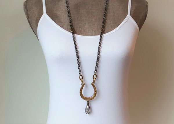 Horseshoe Necklace, Long