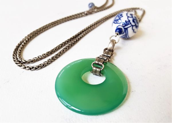 Chinoiserie necklace on sale