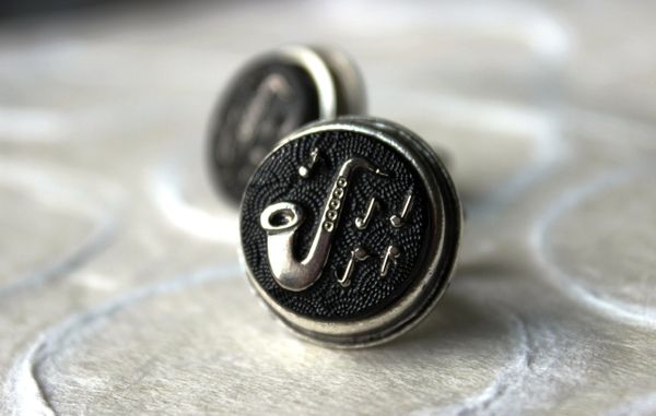 PATRICK - Saxophone Cufflinks