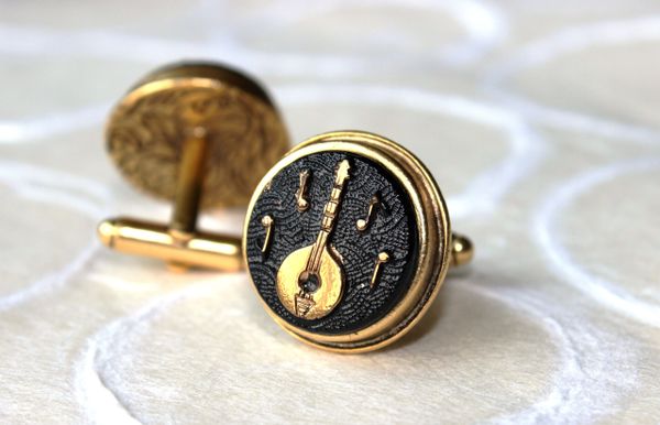 GLENN - Banjo Cufflinks