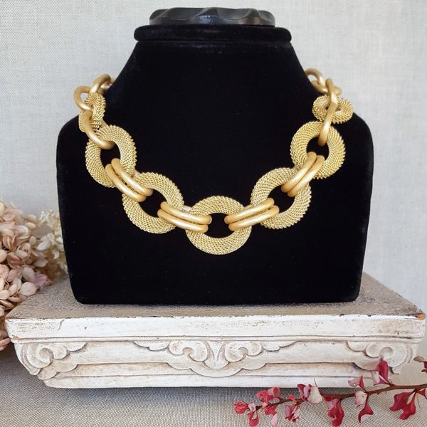 BRIGE - Oval Link Statement Necklace