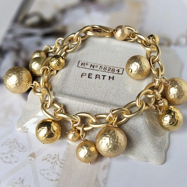 LUCILLE - Chunky Gold Ball Bracelet