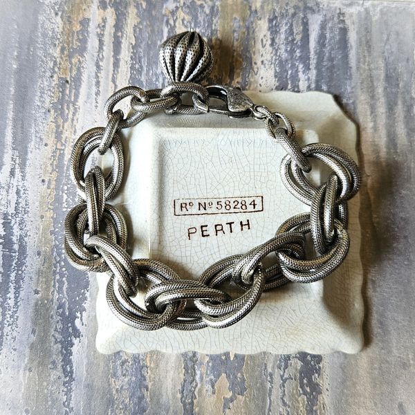 BILLIE in Silver - Super Chunky Chain Bracelet