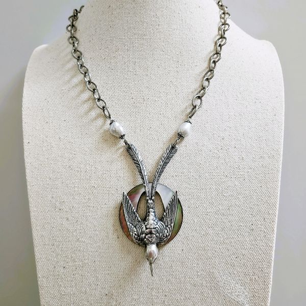 LADY BIRD - Swallow Tail Bird Necklace