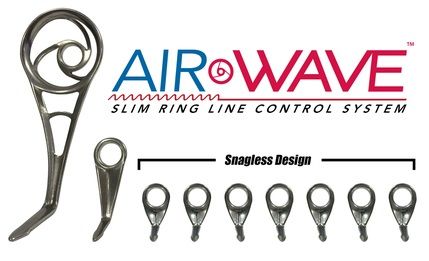 American Tackle Chrome Airwave Spinning Guide Set for Fishing Rods – Custom  Rod Components