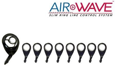 American Tackle Black Airwave Spinning Guide Set for Fishing Rods