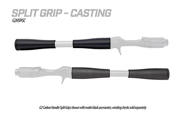 3.25 Casting Grips, SK2 Split Grips, Carbon Fiber Grips