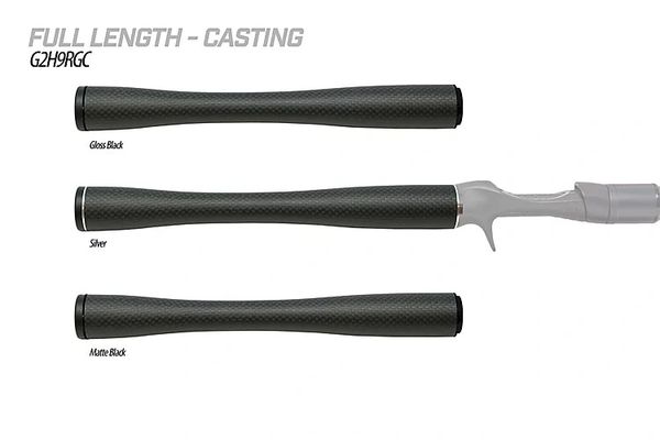G2 Carbon Casting Handle 9 Full Length Rear Grip Shaped Handle Kits for G2 Reel  Seats - HFF