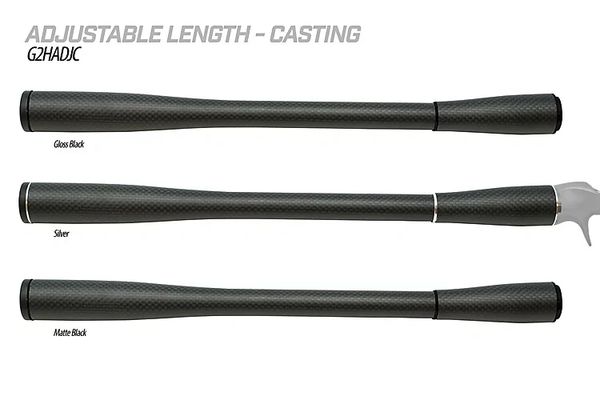 G2 Carbon Full Length Adjustable Handle Grip Kit for Casting Seat