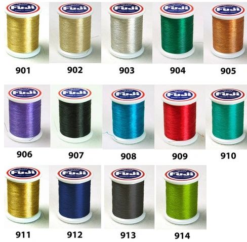 Fuji Ultra Poly Metallic Rod Building Thread 100M Spool