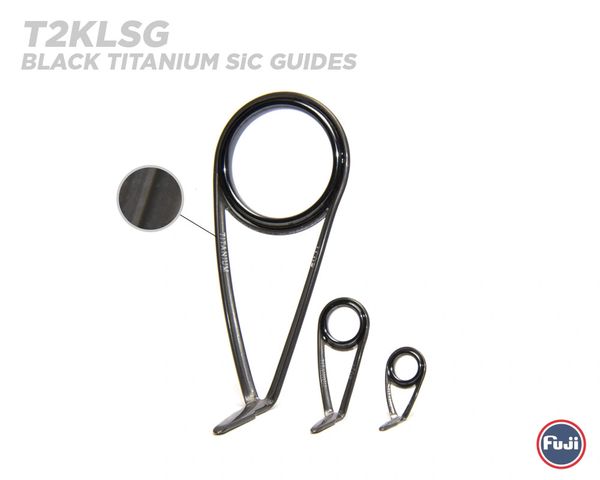 Fuji T2-KLSG-SH High Frame Black Titanium/SiC Spinning Guide