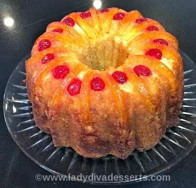 Pineapple Upside Down Bundt Cake