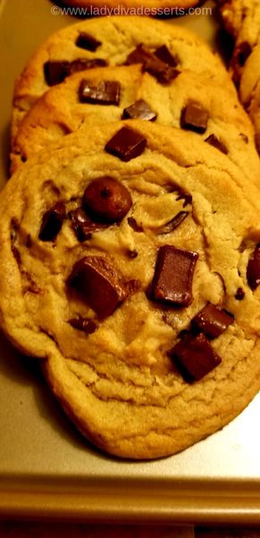 Jumbo Triple Chocolate Cookies