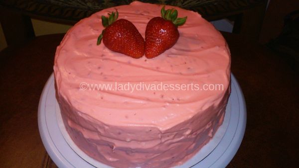 Strawberry Overload Cake