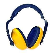 1425Y Yellow ear muffs - padded headband - NRR 25