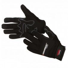 MT1003 TASK GLOVE Black Synthetic Leather, Anti-Vibration Palm, size M-XL. SOLD BY THE DOZEN (6 DZ PER CASE)