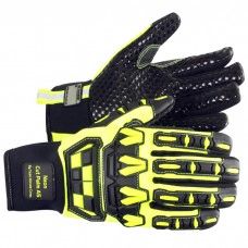 MT1009RP TASK GLOVE Anti-Cut composite cloth palm, Silicone Palm, Hi-Vis Yellow Spandex back, Armortex reinforced crotch, Neoprene cuff with ID pad, TPR back, M-XL. SOLD BY THE DOZEN (6 DZ PER CASE)