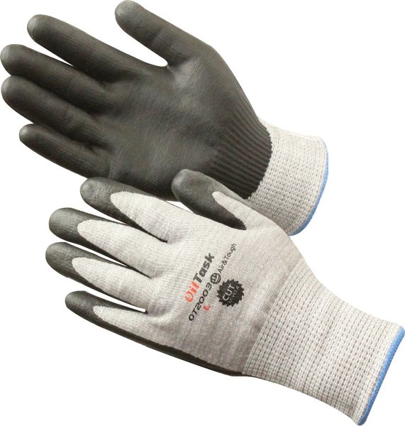 OT2003 TASK GLOVE Show Down - 13 gauge HPPE shell, Waterbased Polymer Palm and fingers coating, ANSI A4, size S-XXL