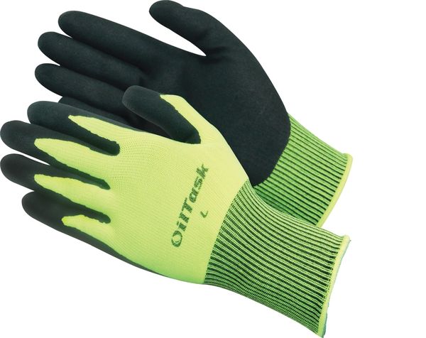 OT1001 Oil Resistant Work Gloves w/ Micro Sandy-Foam Nitrile Palm Coating SOLD BY THE DOZEN S-XL