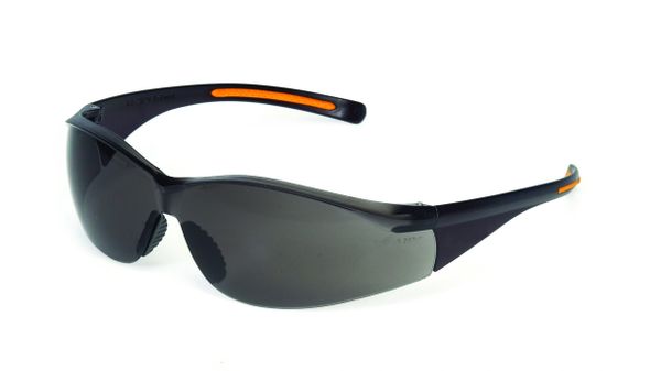 1715RTN Liberty iNOX F-III Protective Eyewear, Grey/Smoke, Clear, Amber Lens, Black/Orange Frame (SOLD BY Case of 12 Pairs)