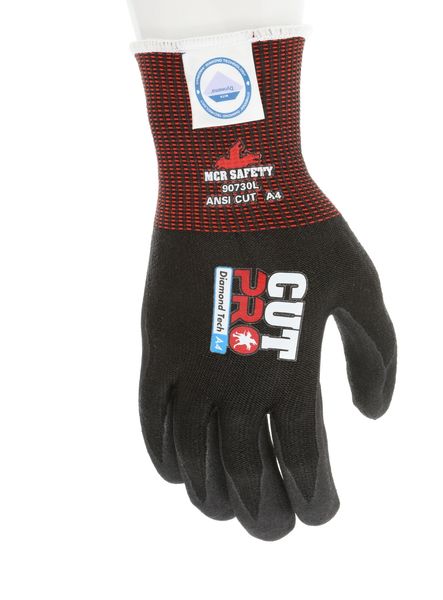 90730 MCR Safety Cut Pro™ 13 Gauge Dyneema® Diamond Technology Nitrile Palm Coating