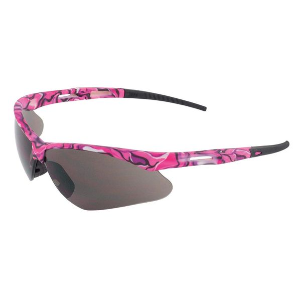 ERB Safety Products 15341 Annie Safety Glasses, Pink Camo Frame, Clear Lens