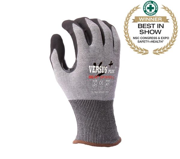 VSP72670TC 18 Gauge Falstone™ Fiber Knit Shell, Super-Foam Nitrile Coated, Thumb Saddle, Touchscreen Compatible S-2XL