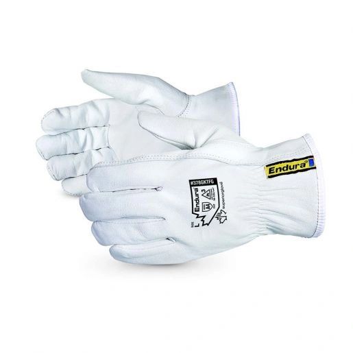 378GKTFG Endura® Goat-Grain Arc Flash Cut-Resistant Kevlar Lined Driver Glove ANSI cut-level A4 XS-2XL SOLD BY THE PAIR