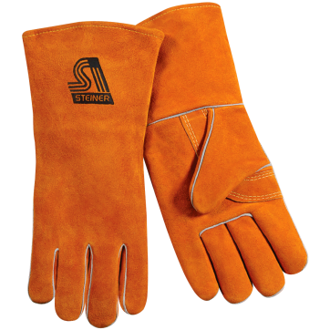 2119YW Standard Shoulder Split Cowhide Stick Welding Gloves - ThermoCore™ Foam Lined, Women's Size XS