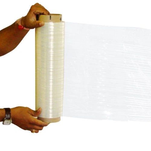 18" x 1500 Feet x 53 Ga, Hand Wrap Down Gauge Stretch Film 1 Roll