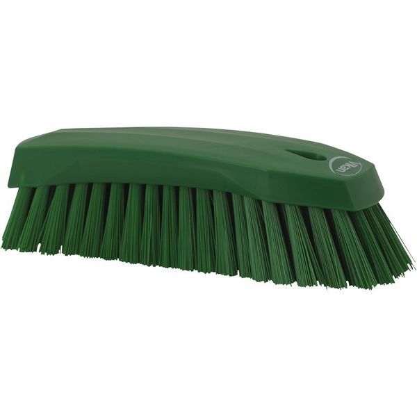 38902 VIKAN Scrub Brush Stiff, 8" PP/PBT Green