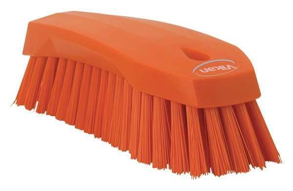 38907 VIKAN Scrub Brush Stiff, 8" PP/PBT ORANGE