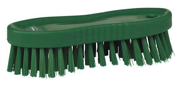 35872 VIKAN Green Scrub Brush, Medium,7",PP/PBT