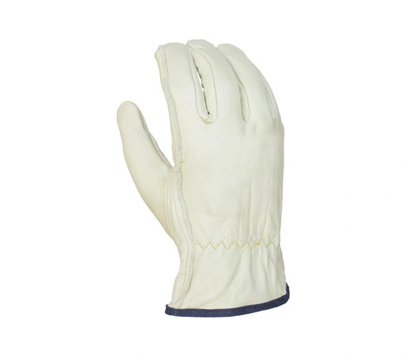 IB3006 Premium Grain Cowhide Leather Driver, Unlined, Shirred Elastic back, Keystone Thumb