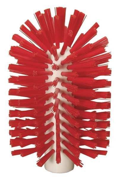 5380-103-4 VIKAN Tube Brush w/o Handle, 6-1/2"L, Stiff, RED