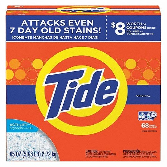 PGC84997 TIDE Laundry Detergent, Powder, Size 95 oz