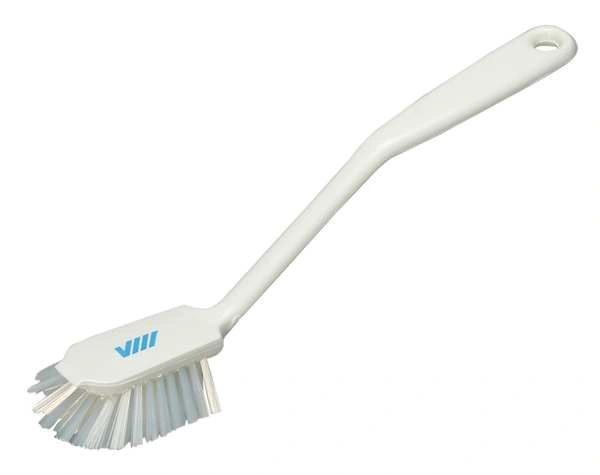 42375 VIKAN 11" Polypropylene Dish Brush Scraping Edge, Medium White