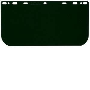 181542 MCR Face Shield-8"x15.5 .040 Dark Green Polycarbonate Faceshield